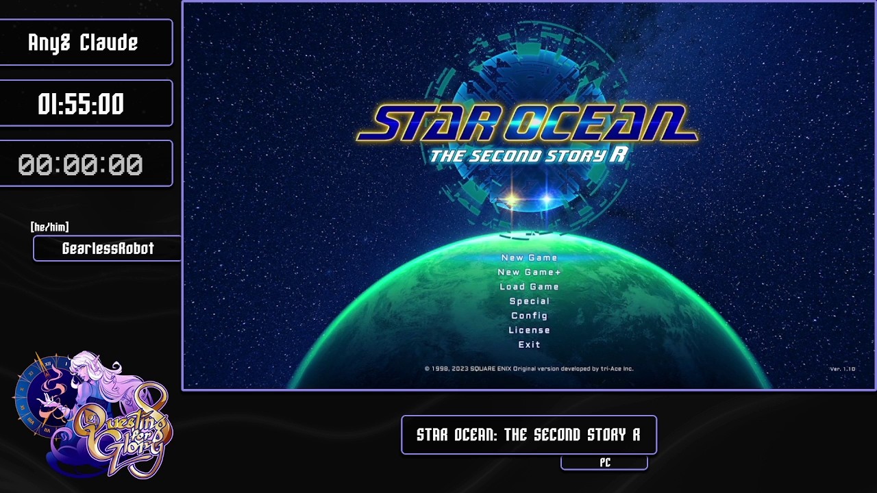 Star Ocean: The Second Story R Any% Claude by GearlessRobot - Questing for Glory 8