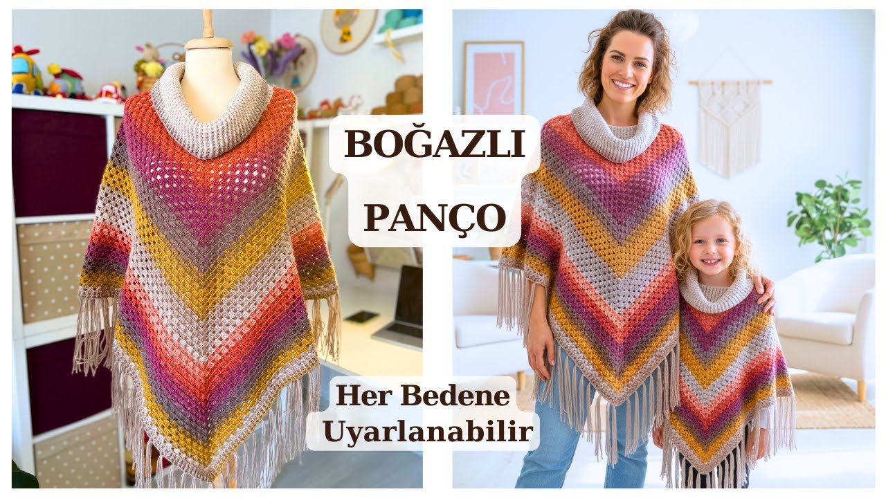 Boğazlı-Yakalı Panço Yapımı