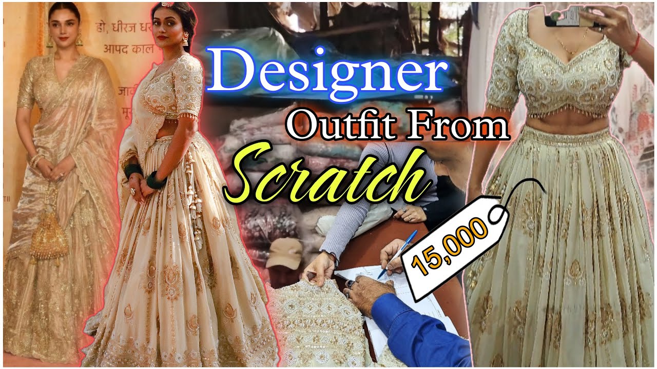 Designer Lehenga Out of Scratch | Under ₹15000 | Budget-Friendly Outfit Recreation