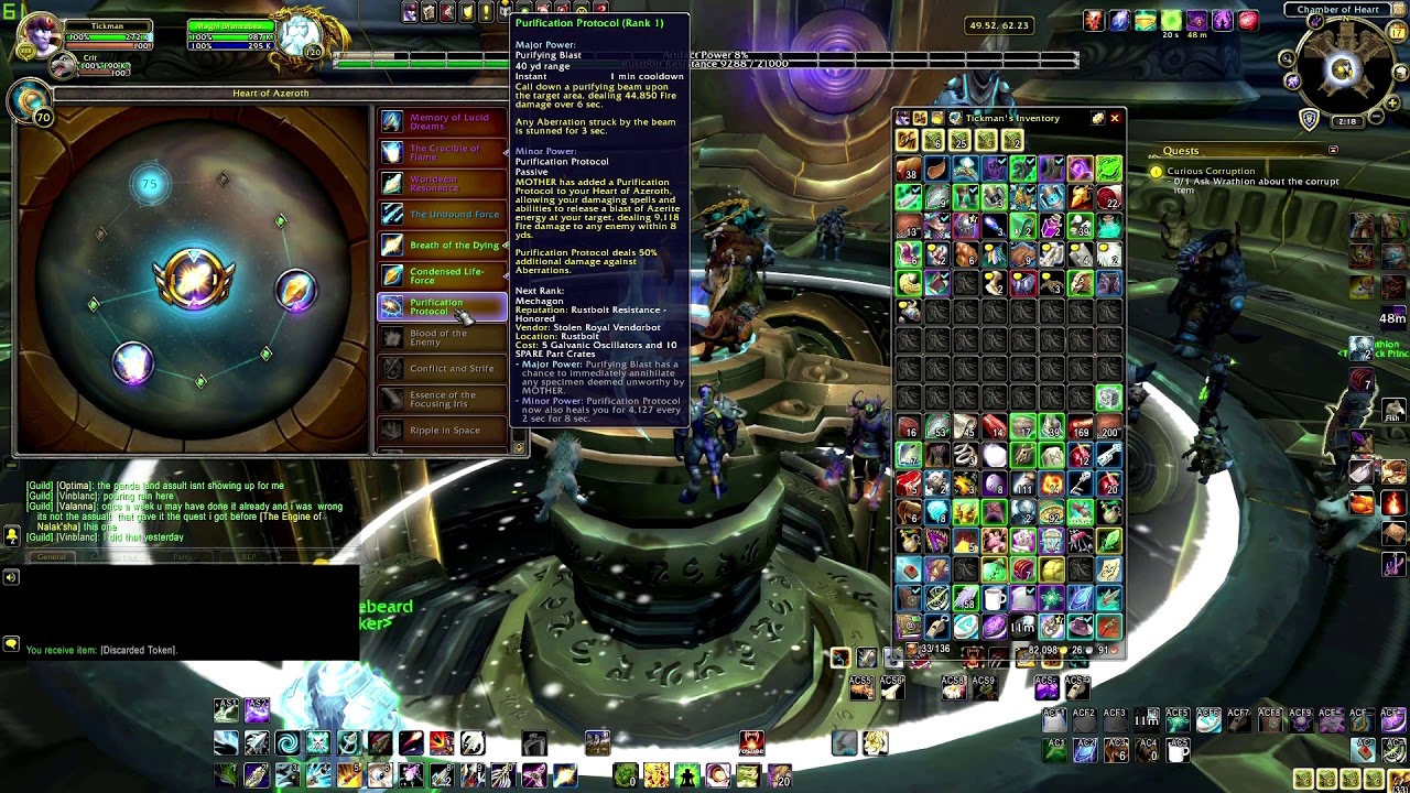 WoW - BFA 8.3 - Curious Corruption
