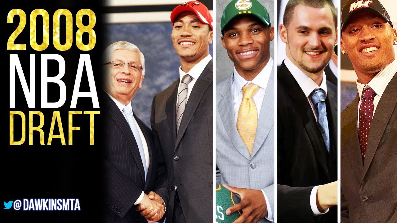2008 NBA Draft Highlights - Selections Of D-Rose, K.Love, Westbrook, Beasley, DJ At #35!