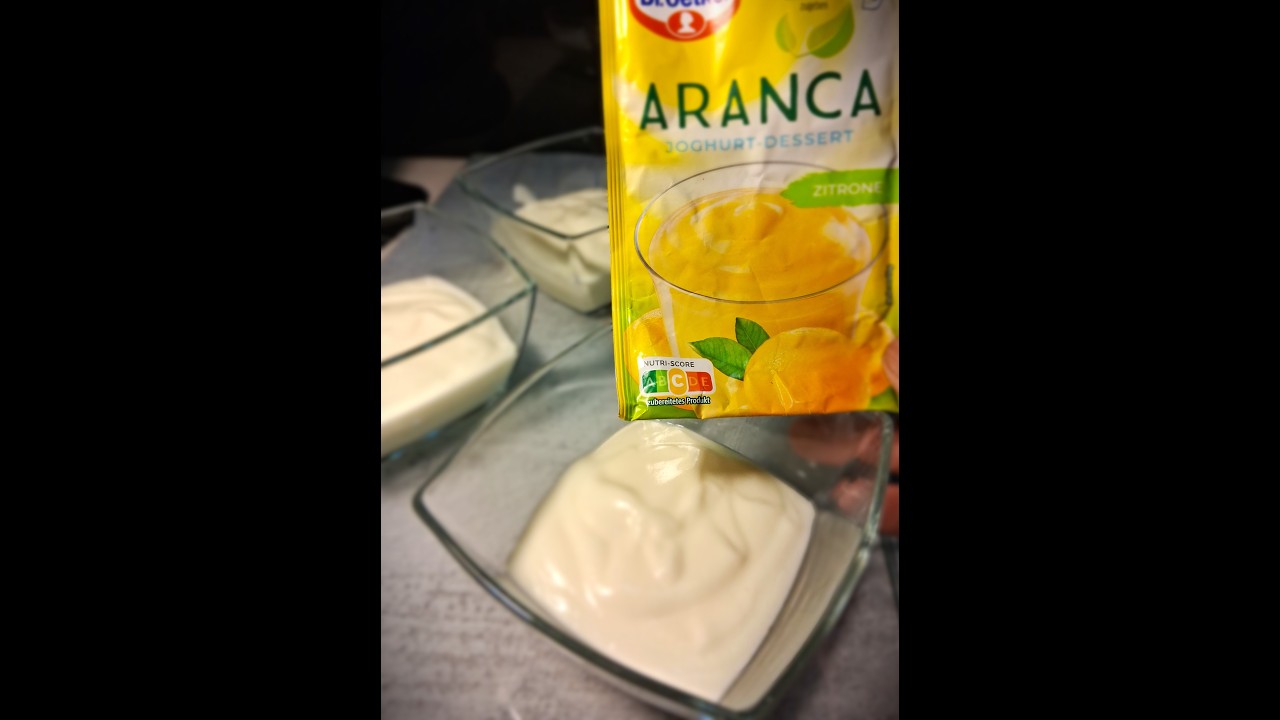 ARANCA !!! #joghurt #dessert #zitrone #nachtisch #leichterezepte