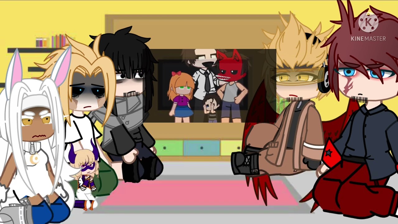 BNHA pro hero’s react to the afton family // part [1\??]