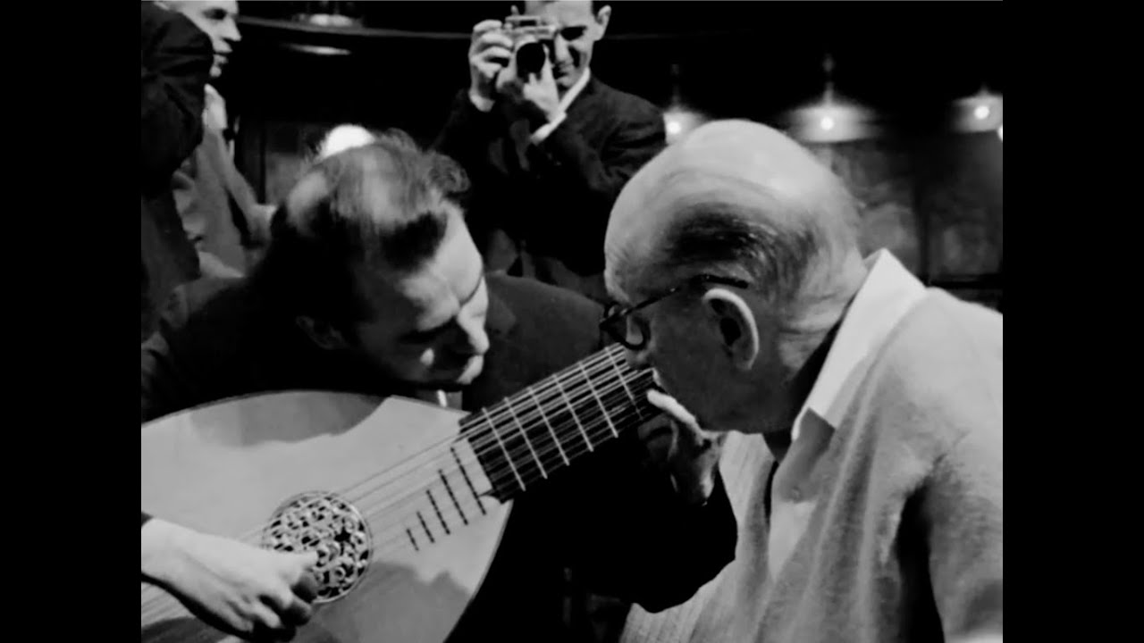 STRAVINSKY caught hearing FLOW MY TEARS  - the most beautiful lute song by Dowland 1596(J.Bream)