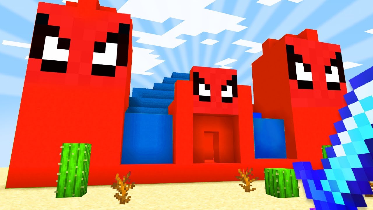 Minecraft, But There Are Superhero Structures...