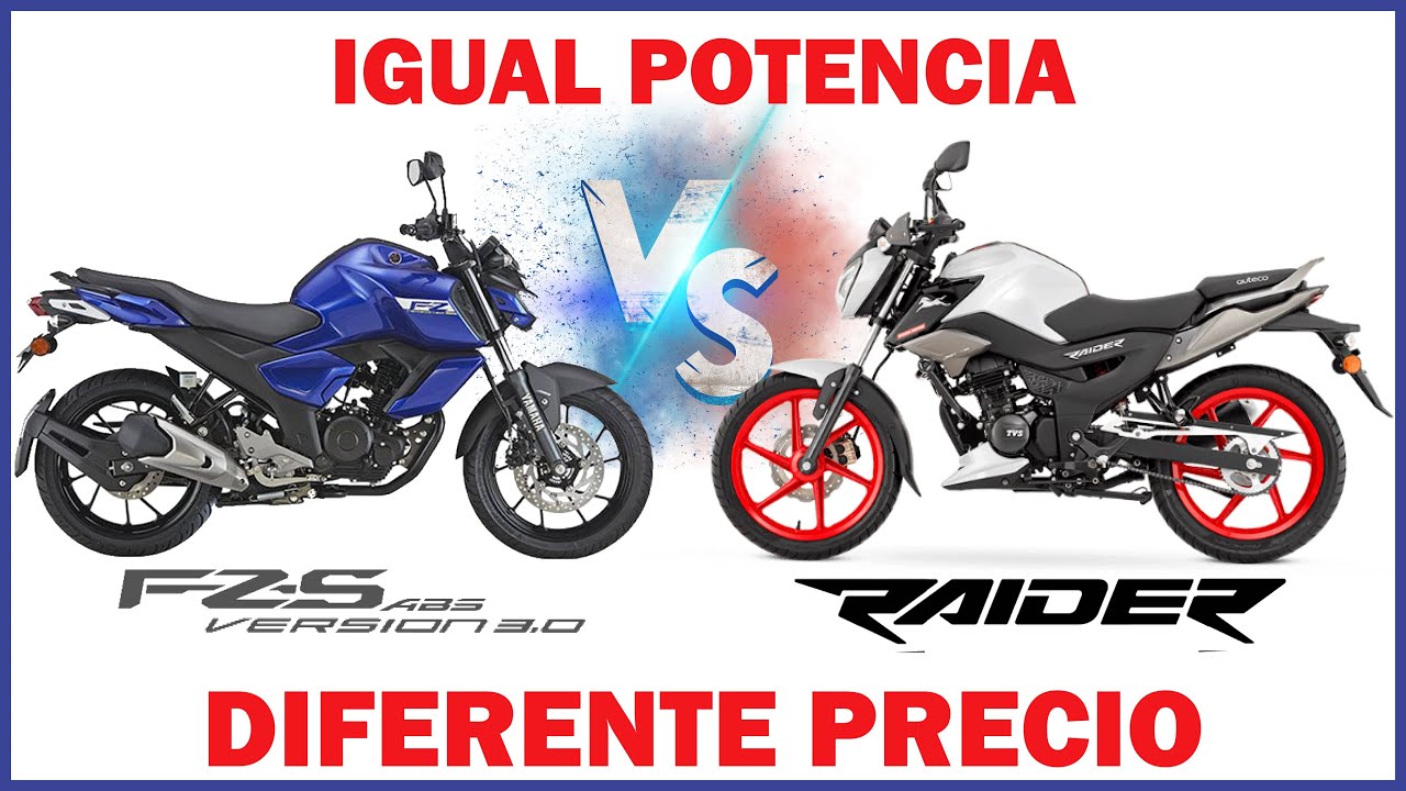 TVS RAIDER 125 vs YAMAHA FZ 3.0 | ¿Cuál es mejor? | Comparativa completa