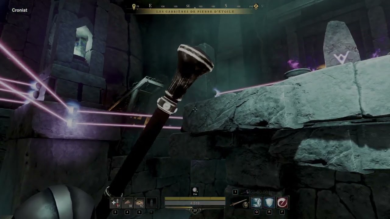 Temps fort : New World : Aeternum | Standard | Lvl 39 | Expédition, derrière un lvl 56 qui n'a pa