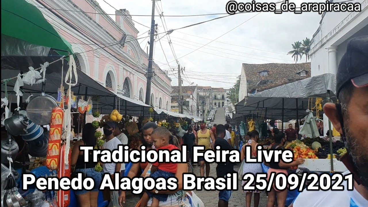 Feira Livre de Penedo Alagoas Brasil Parte 1