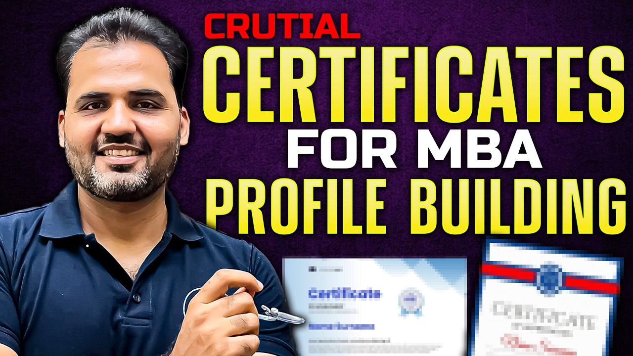 Build an IIM-Worthy MBA Profile - USE CERTIFICATIONS THAT MATTER!!