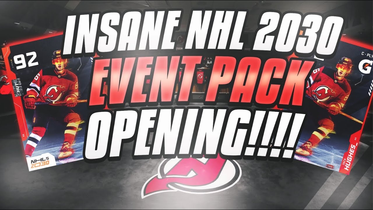 NHL 21 HUT INSANE NEW NHL 2030 EVENT PACK OPENING!