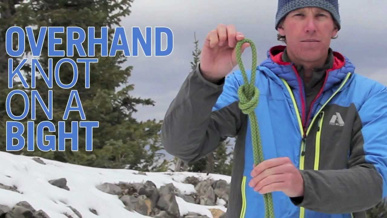 How to Tie an Overhand Knot on a Bight with RMI