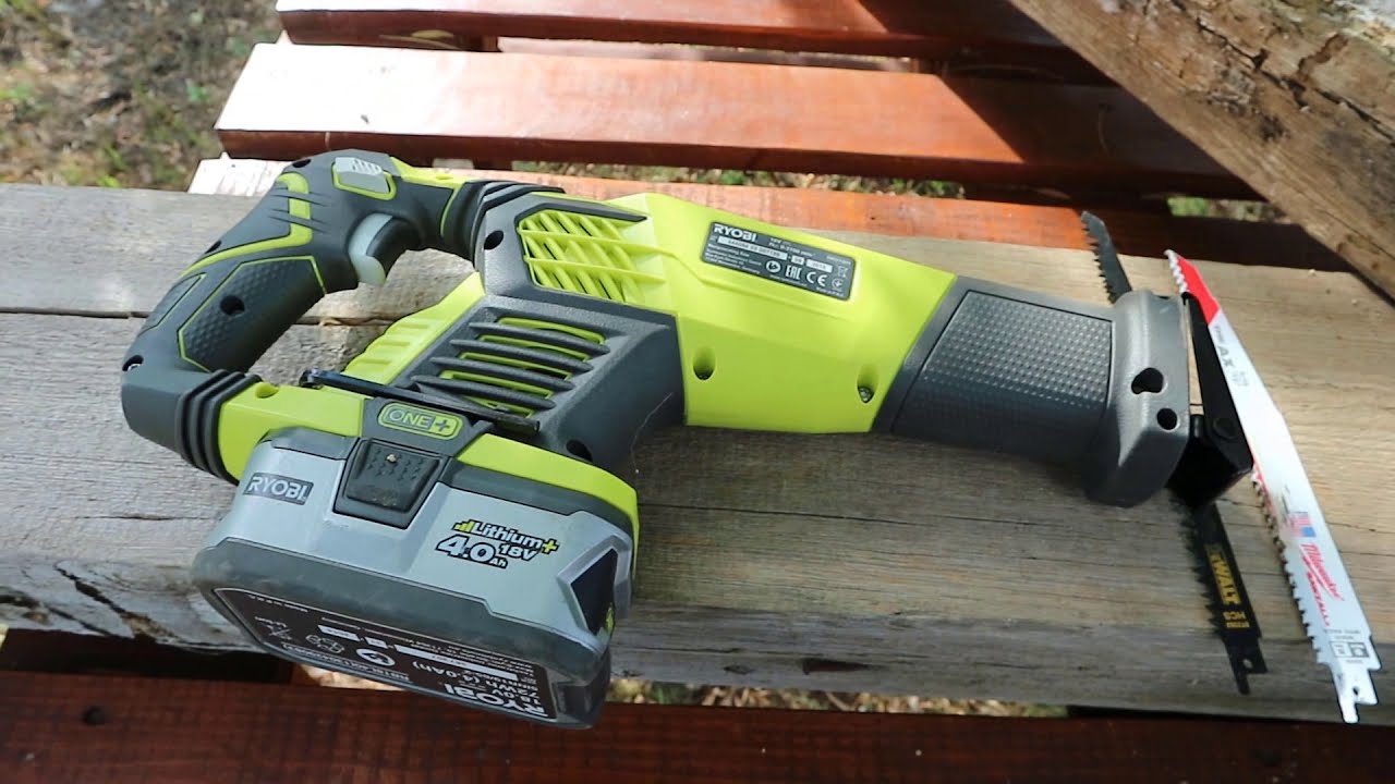 Ryobi RRS1801M Test + Brzeszczoty Milwaukee i DeWalt