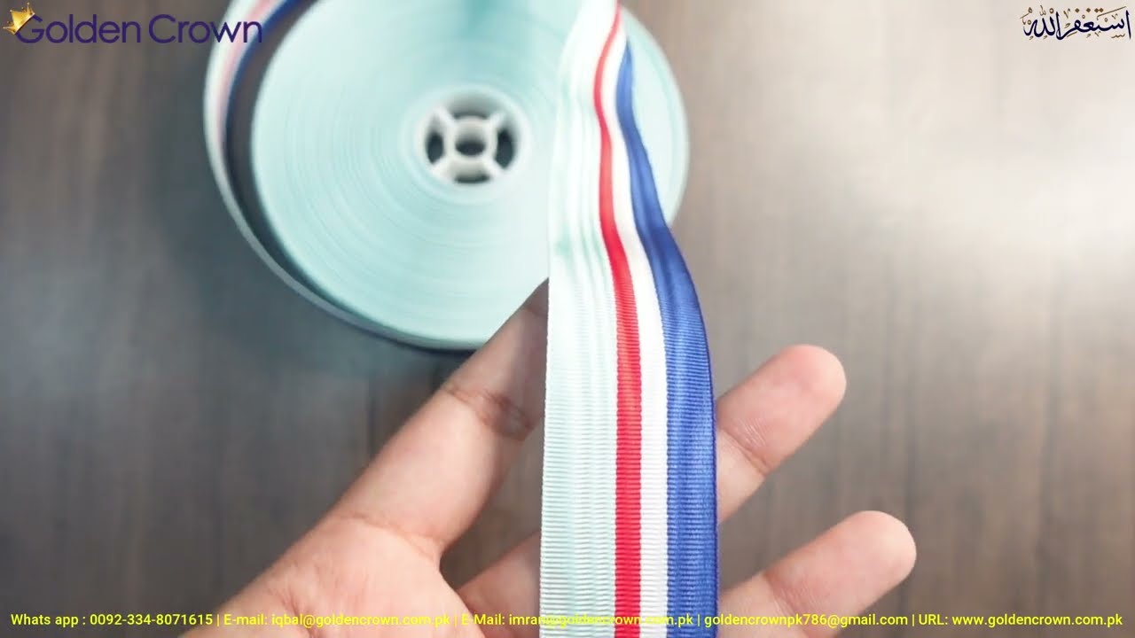 Medal Ribbons Suppliers and Manufacturers, Masonic Regalia Moire Medal Ribbon