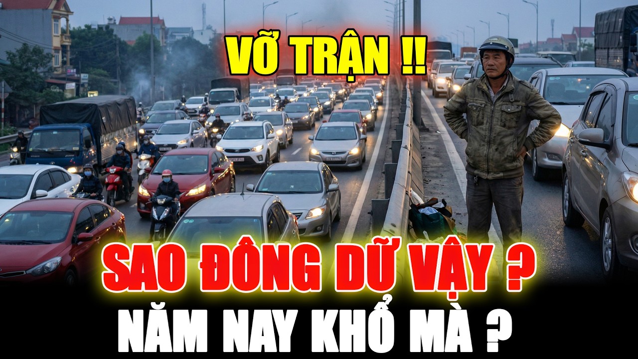 Hết Tết 2026: Vì Sao Đường Phố Vỡ Trận Ô Tô Trong Khi Ai Cũng Than Khổ?