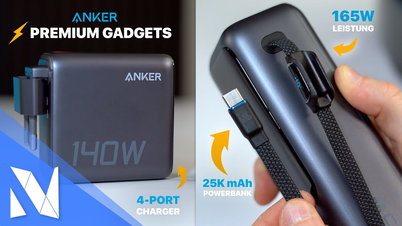 Besser geht’s nicht: Anker 140W Netzteil & 165W Powerbank mit 25.000mAh 🔋 | Nils-Hendrik Welk