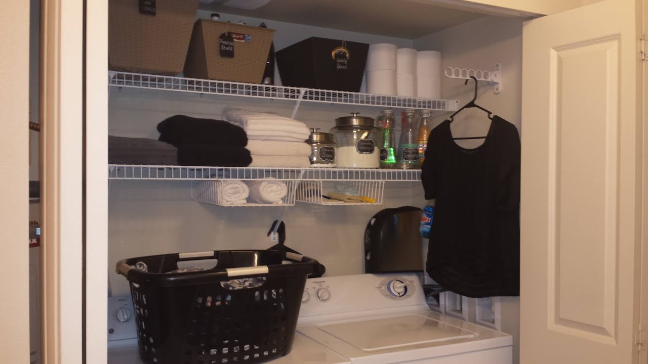 Laundry Closet Tour