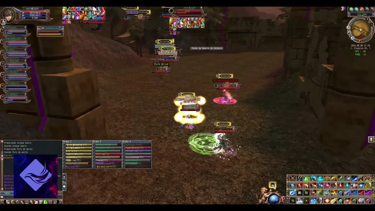 LastChaos Rise - // Guerra Dratan 06/06/2025 - Arcanjos x MSK e ARSENE //