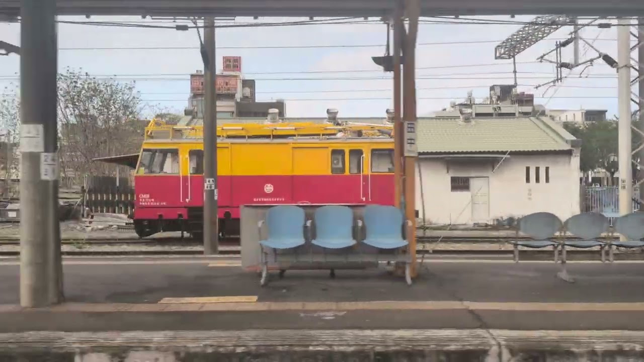 台鐵員林站到二水站右窗風景