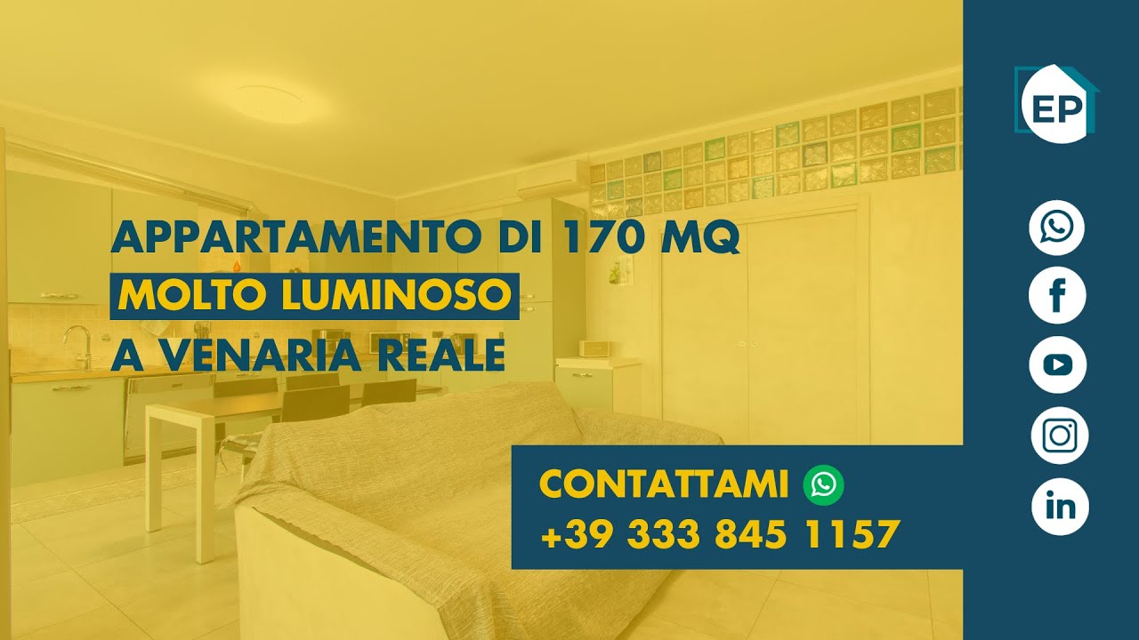 Venaria, alloggio all'ultimo piano di circa 170mq