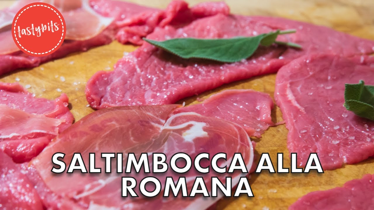 Saltimbocca alla Romana Rezept | Kalbsschnitzel mit Salbei & Schinken
