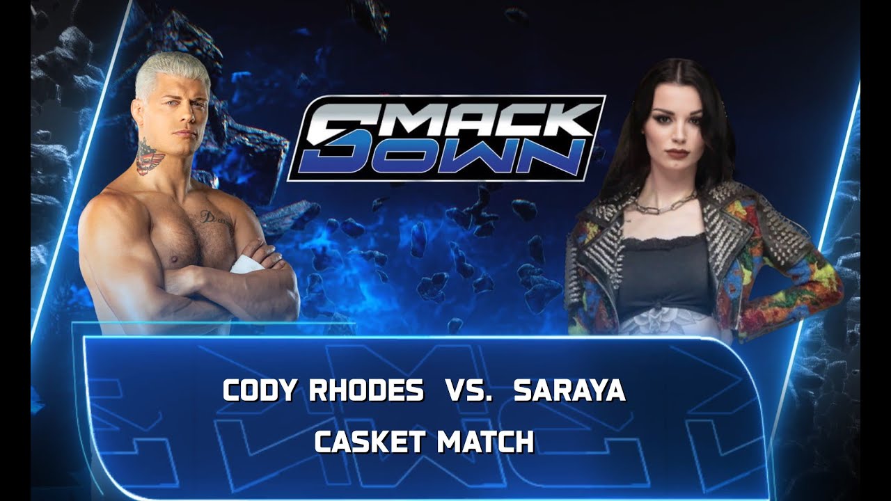 Cody Rhodes vs Saraya | WWE Casket Live Match