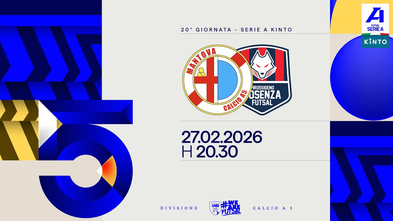 Saviatesta Mantova-Pirossigeno Cosenza | 20ª giornata | Serie A KINTO 2025/2026