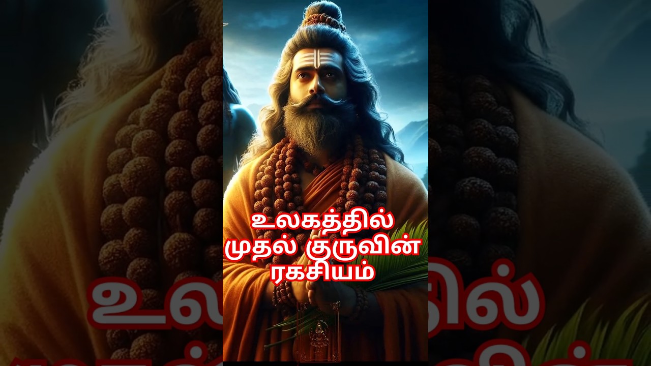 The Silent Wisdom of Dakshinamurthy | The Secret of the First Guru in the World | Hindu God Secret Story in Tamil
