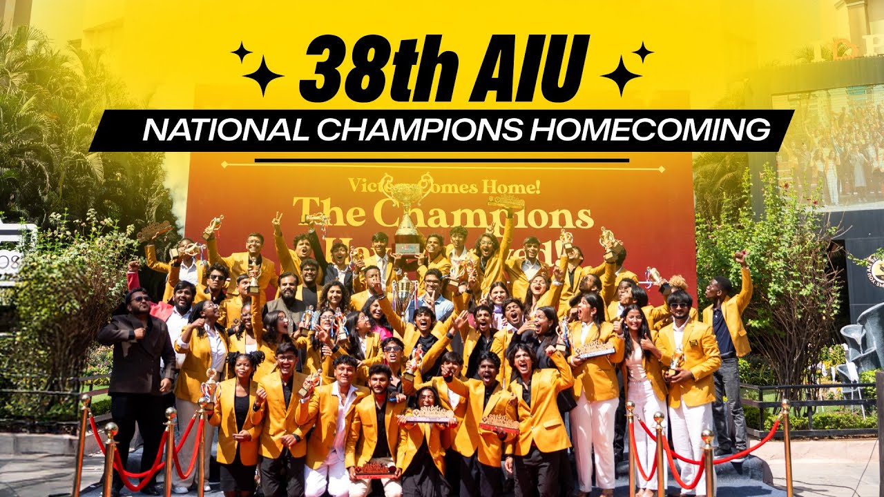 The Road to Glory | National Champions at 38th AIU Inter-University National Fest | Parul University