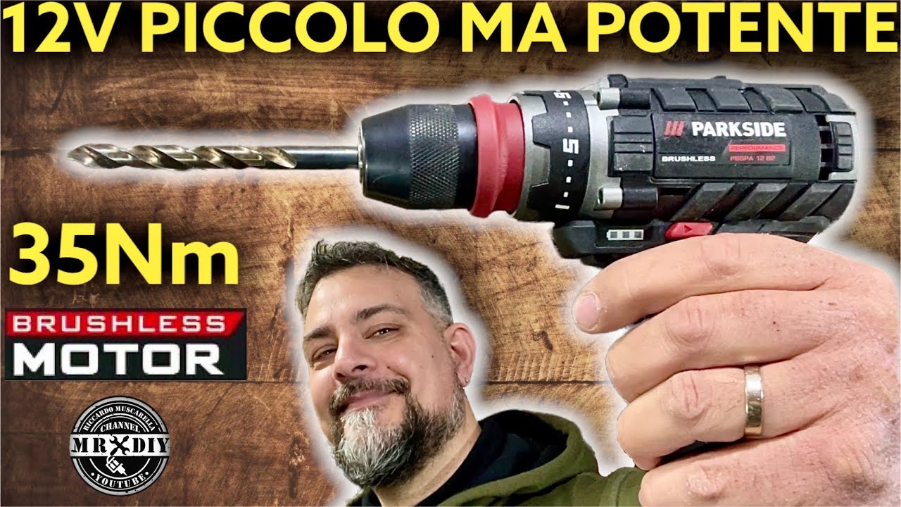 Recensione set avvitatore 12V parkside performance con mandrino separabile. PBSPA 12 C3. Muscarella