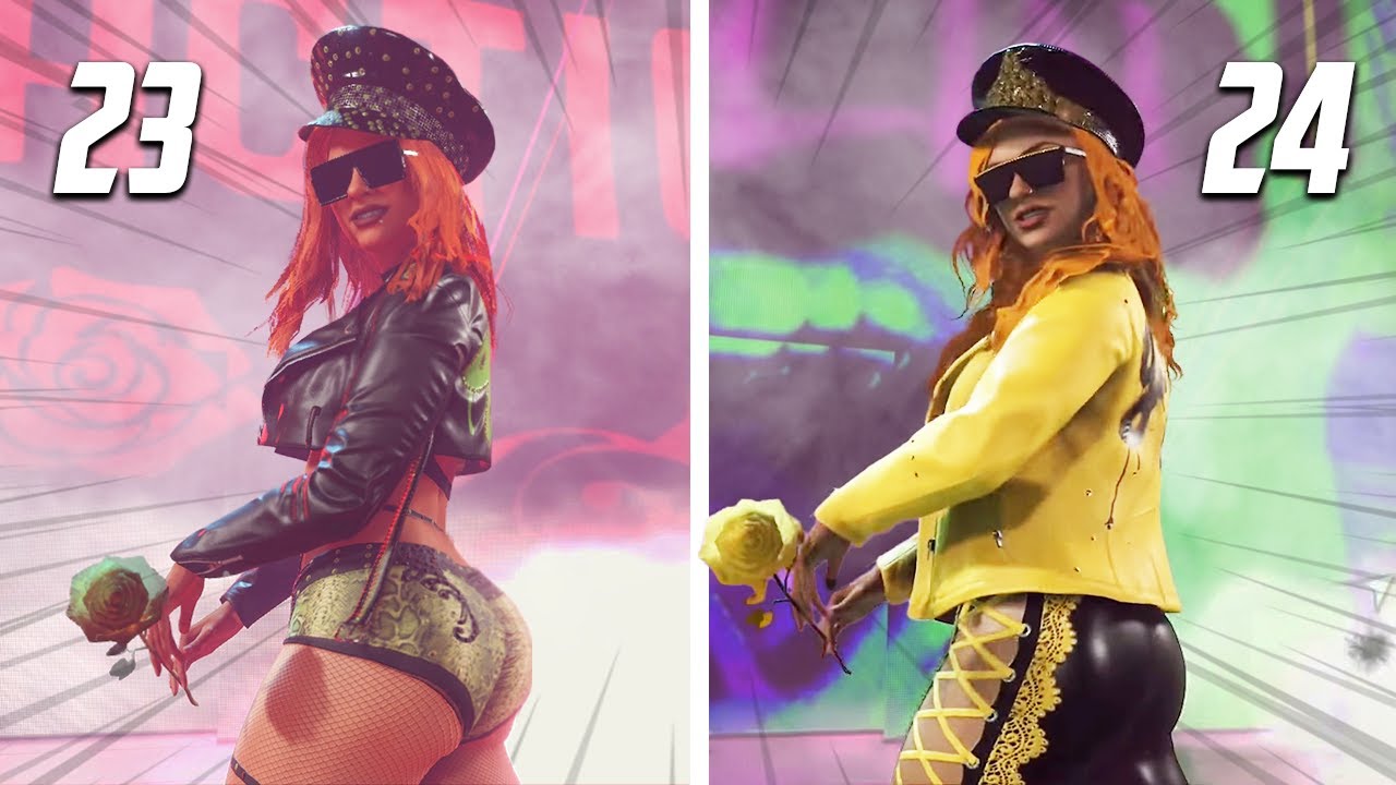 WWE 2K24 vs WWE 2K23 - New Character Model & Graphics Comparison