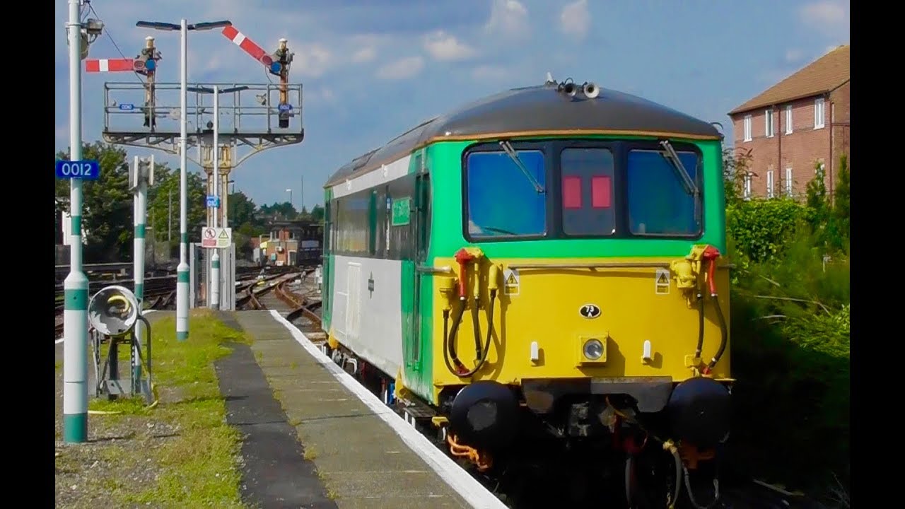 Southern Class 73 - 73202 Departs Bognor Regis For Three Bridges Tilgate Sidings
