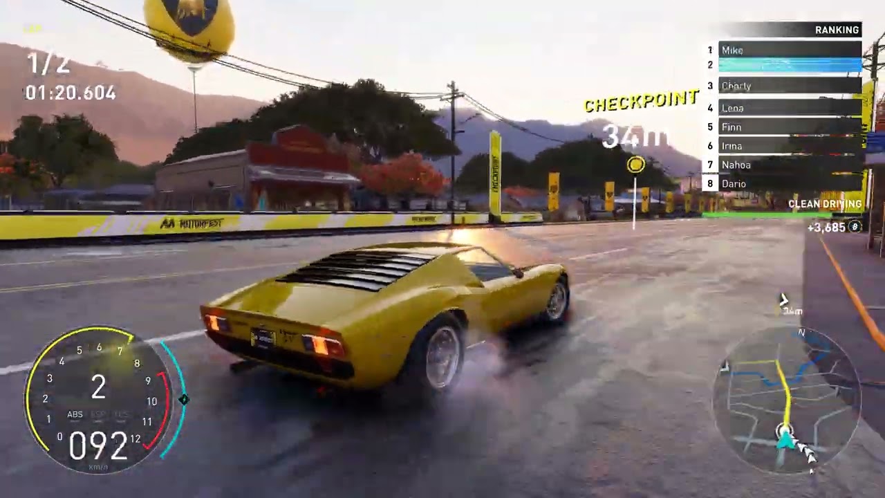 The Crew MotorFest  lamborghini car race {4k}