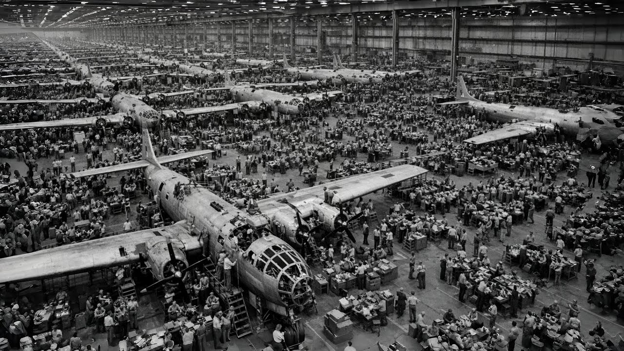 WWII’s Largest Aircraft Factory: How 7,200 Workers Built 1,119 B-29s to Help US Army Defeat Japan