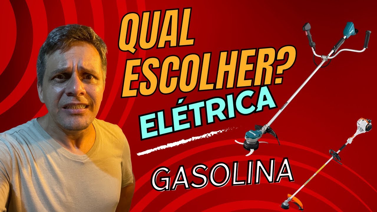 Roçadeira elétrica ou a gasolina? Não compre uma antes de ver esse vídeo!