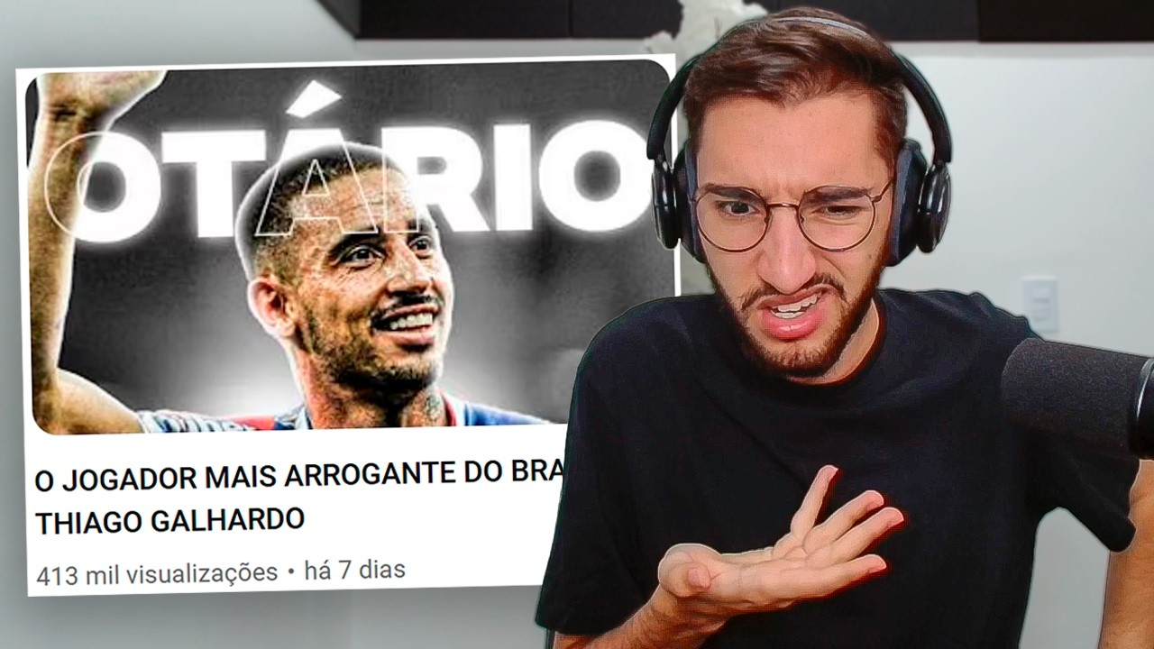 O JOGADOR MAIS ARROGANTE DO BRASIL - THIAGO GALHARDO