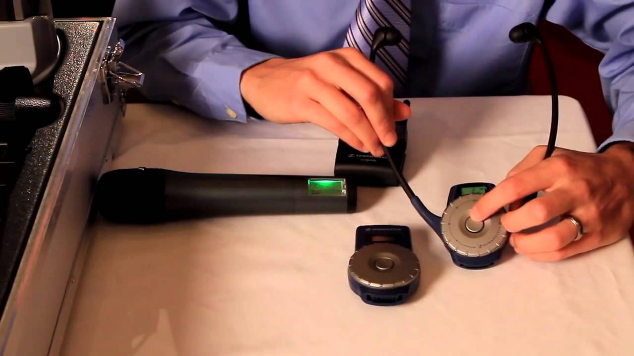 The Sennheiser Tourguide 2020 D system