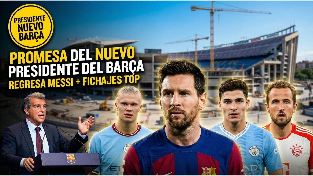 ¡BOMBAZO! Julián Álvarez al FC Barcelona Tras las Elecciones | Promesa del Nuevo Presidente:  Messi?