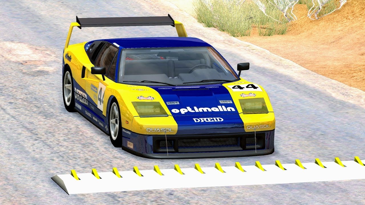 Spike Strip High Speed Crashes #31 – BeamNG Drive