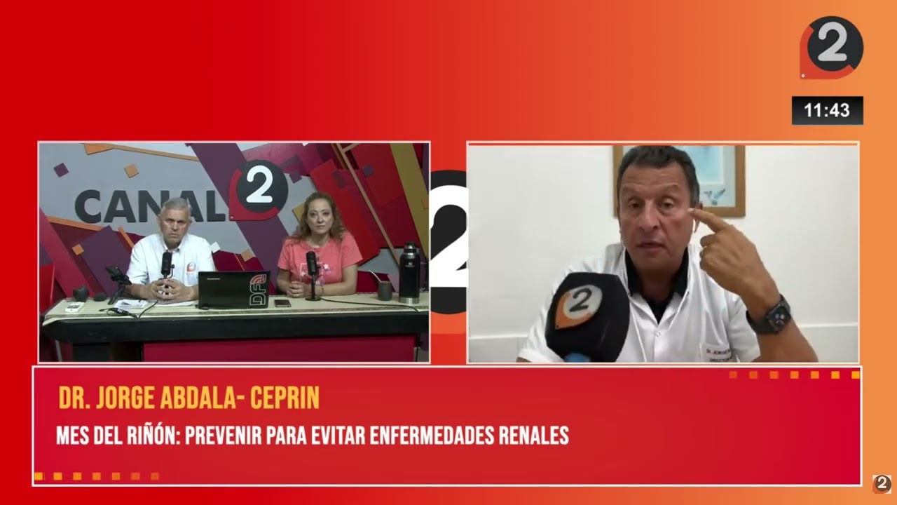 Dr. Jorge Abdala – CEPRIN 🏥💙🩺 Mes del Riñón: prevenir para evitar enfermedades renales
