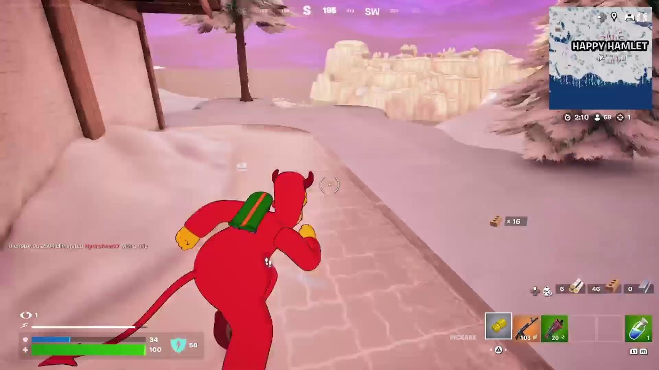 Fortnite Solo gameplay