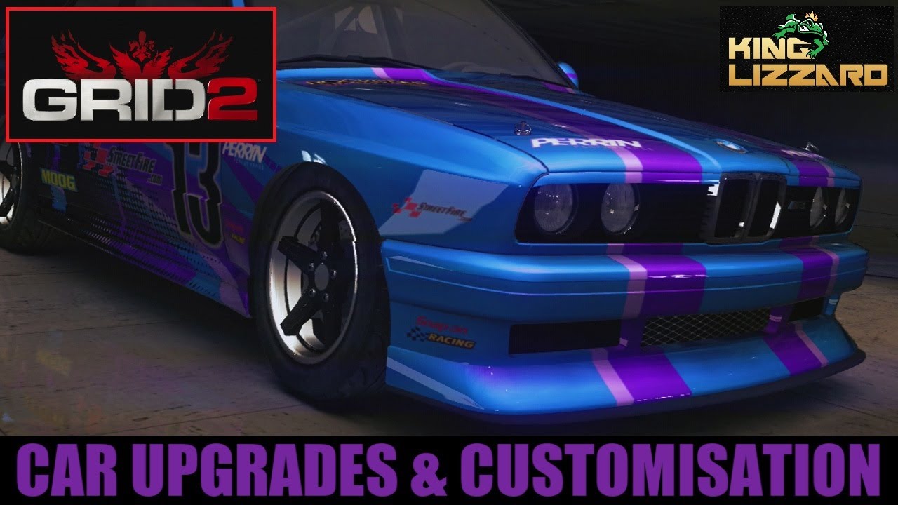 GRID 2 CAR UPGRADE AND CUSTOMISATION GUIDE