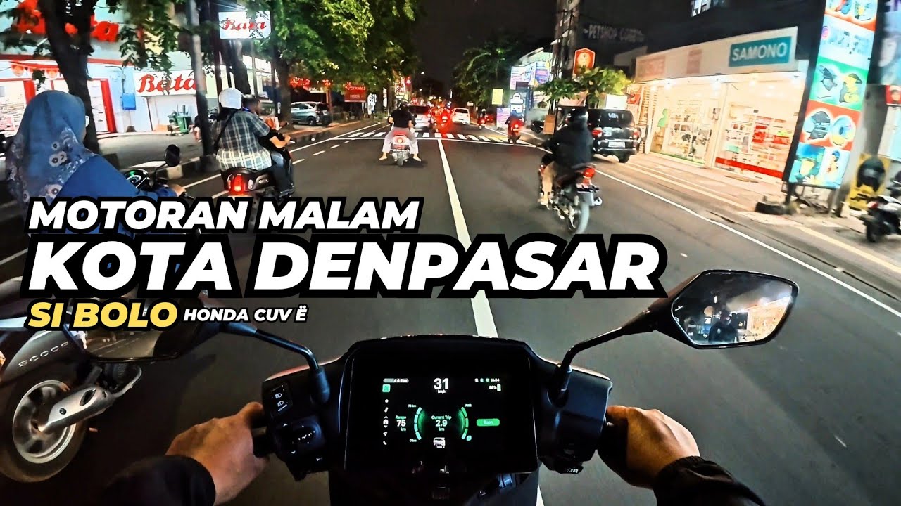 Motoran Malam Keliling Kota Denpasar Bali | Update Oktober 2025