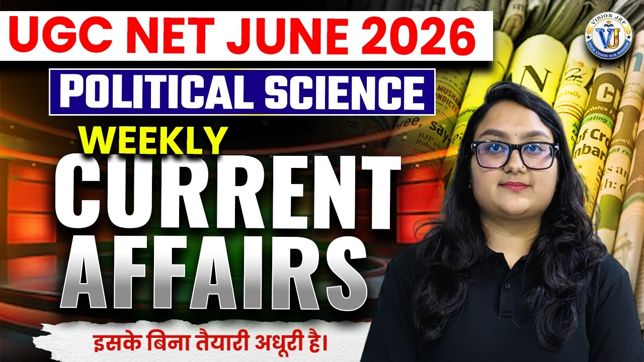 UGC NET Paper 1 June 2026 | UGC NET Paper 1 Current Affairs | Current Affairs By Mridvikaa Mam