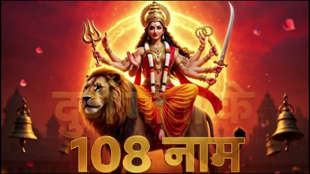 💫 Durga Mata 108 Names Chanting | Removes Negative Energy | Daily Powerful Mantra