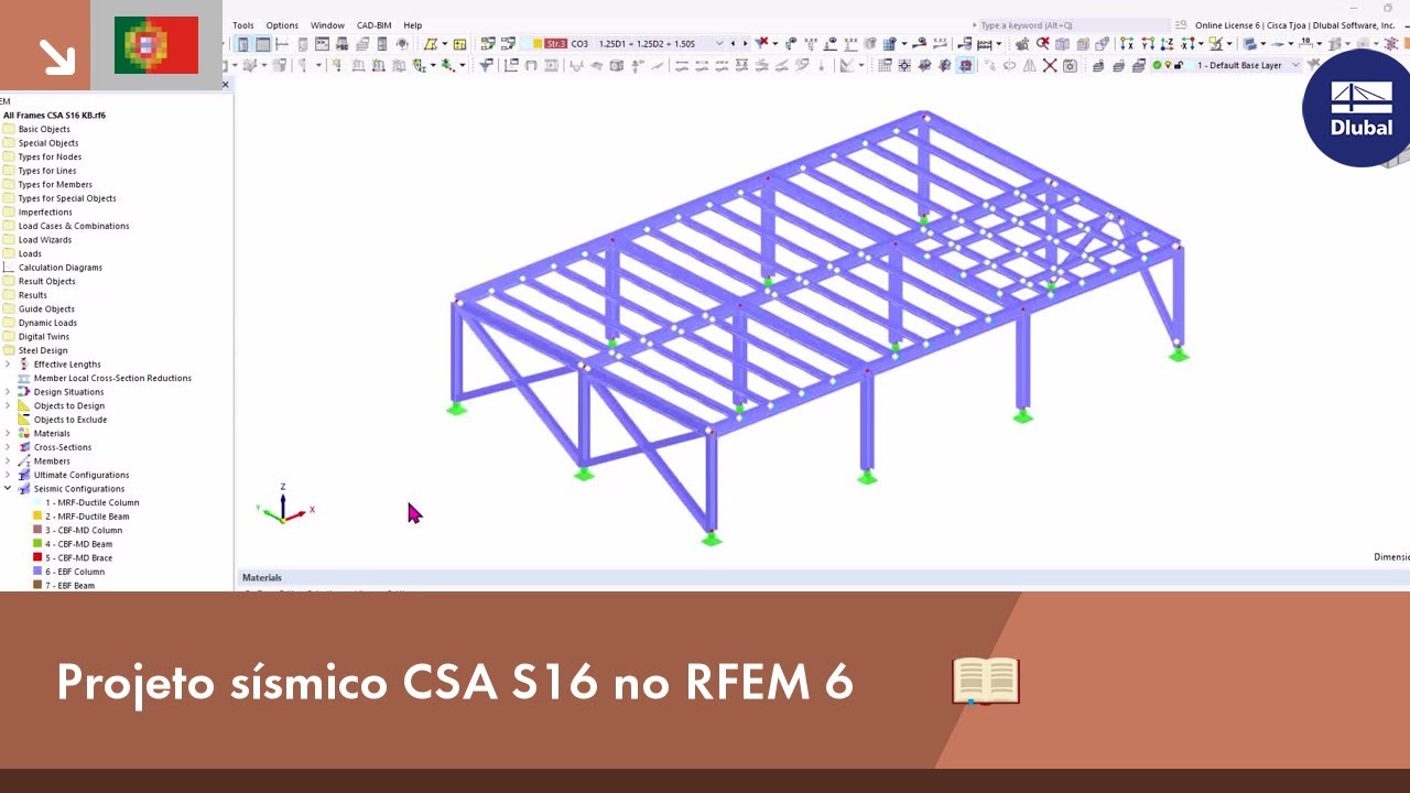 CSA S16 Design Sísmico no RFEM 6