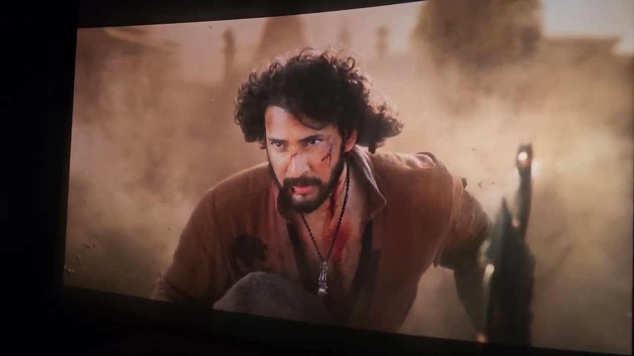 Varanasi teaser at IMAX hyderabad 