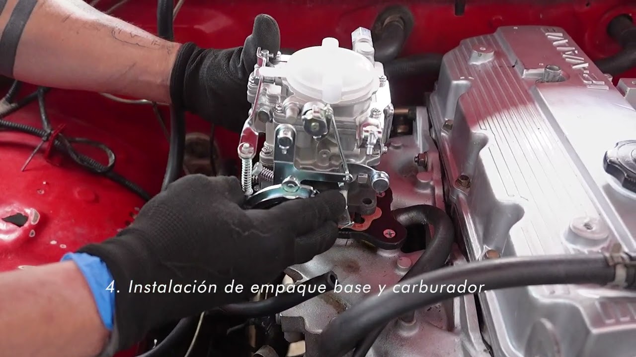 Adaptación de carburador Toyota 4K a Mazda B2200 - Casa del Carburador