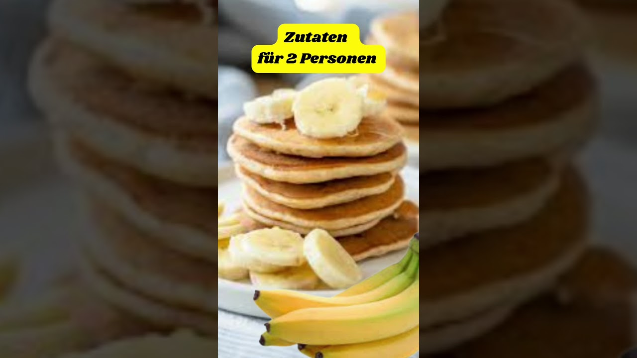 Bananen-Hafer-Pfannkuchen #rezept #vegan