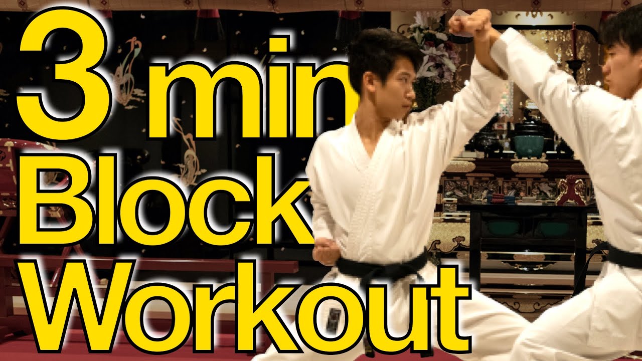 KARATE TABATA BLOCK WORKOUT! 9 Types You Can Do At Home!