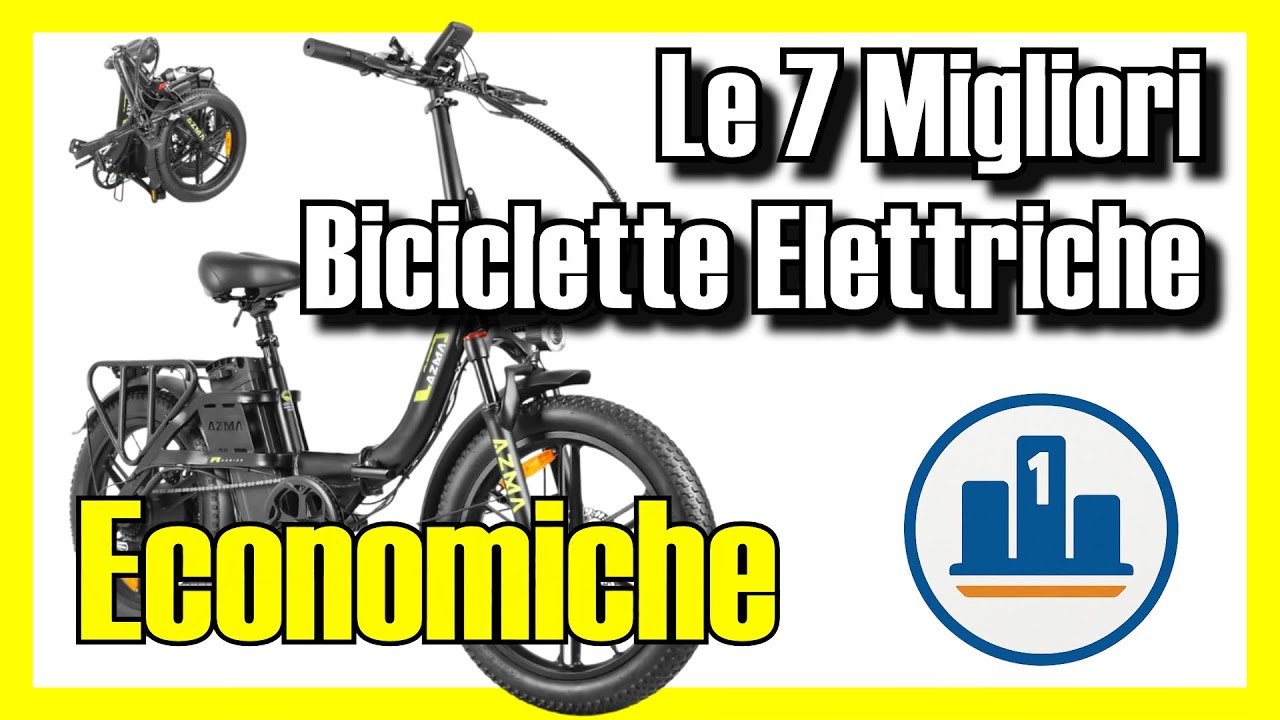 🚲 Le 7 MIGLIORI Biciclette Elettriche Pieghevoli ECONOMICHE su Amazon [2026] ✅ [Qualità/Prezzo]